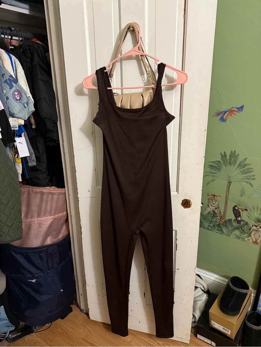 Fashion Nova Chocolate Brown Sleeveless Jumpsuit